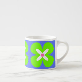 kleurrijke bloem CaféOlé 6oz. espressiekop Espresso Kop