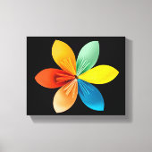 Kleurrijke Bloem Canvas Afdruk (Voorkant)