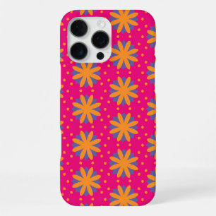 kleurrijke bloem cirkelvormen iPhone 16 pro max hoesje