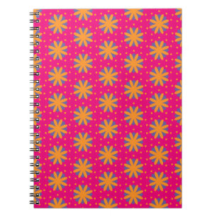 kleurrijke bloem cirkelvormen notitieboek