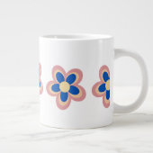 Kleurrijke Bloem Grote Koffiekop (Rechts)