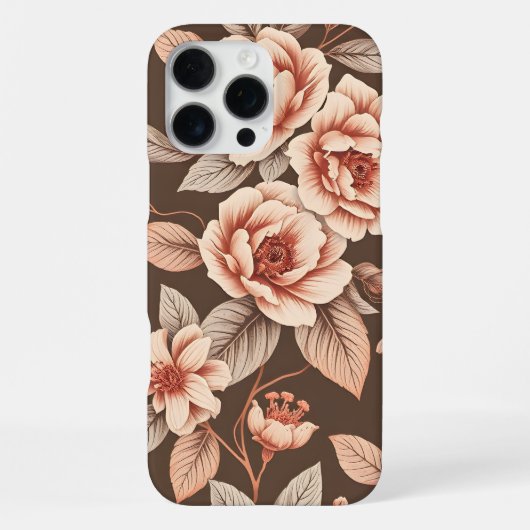 Kleurrijke Bloem iPhone Hoesje (Achterkant)