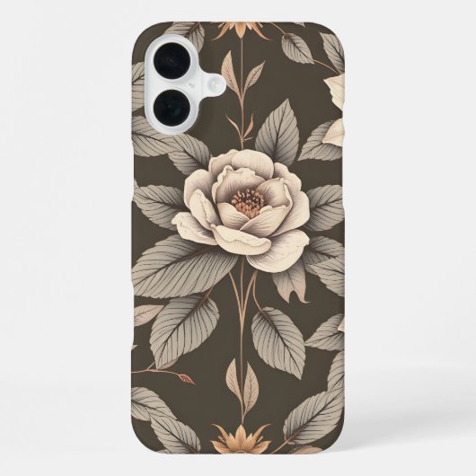 Kleurrijke Bloem iPhone Hoesje (Achterkant)