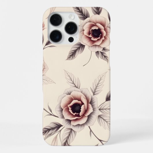 Kleurrijke Bloem iPhone Hoesje (Achterkant)