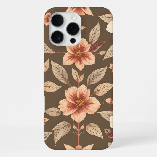 Kleurrijke Bloem iPhone Hoesje (Achterkant)