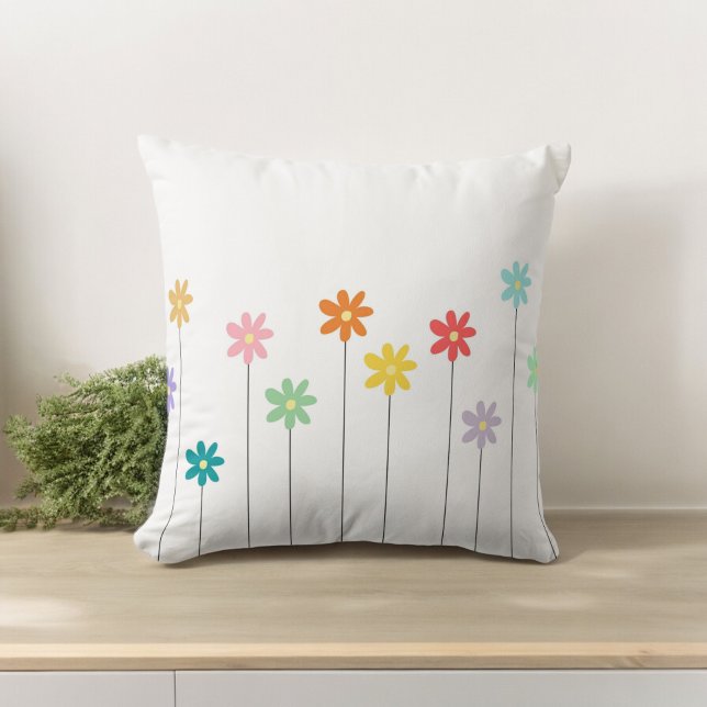  kleurrijke bloem kussen (Creator heeft geüpload)