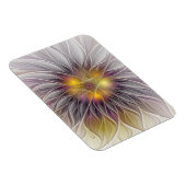 Kleurrijke Bloem Lichtend, Abstracte Moderne Fract Magneet (Rechterzijde)