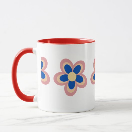 Kleurrijke Bloem Mok (Links)