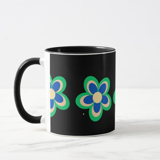 Kleurrijke Bloem Mok (Links)