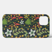 Kleurrijke bloem naadloze patroonbloemen en verlat Case-Mate iPhone case (Achterkant (horizontaal))