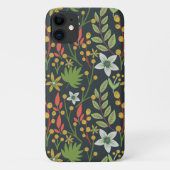 Kleurrijke bloem naadloze patroonbloemen en verlat Case-Mate iPhone case (Achterkant)