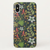 Kleurrijke bloem naadloze patroonbloemen en verlat Case-Mate iPhone case (Achterkant)