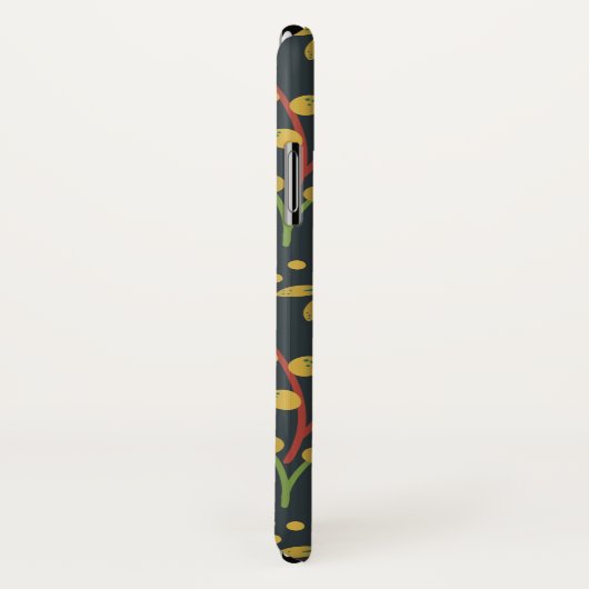 Kleurrijke bloem naadloze patroonbloemen en verlat Case-Mate iPhone case (Achterkant / rechts)