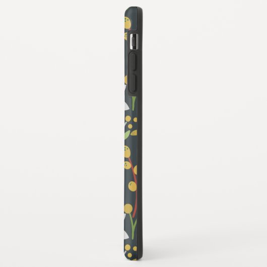 Kleurrijke bloem naadloze patroonbloemen en verlat Case-Mate iPhone case (Achterkant/links)
