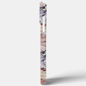 Kleurrijke bloem roze blauw Classic Simple Case-Mate iPhone Case (Achterkant / Links)