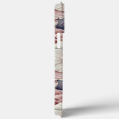 Kleurrijke bloem roze blauw Classic Simple Case-Mate iPhone Case (Achterkant / Rechts)