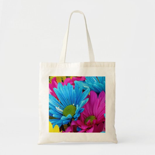Kleurrijke Bloem Tote Bag (Voorkant)