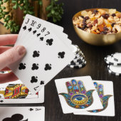 Kleurrijke Bloembl Pokerkaarten (Insitu)