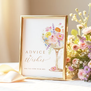 Kleurrijke Bloemblaadjes Prosecco Advies Wensen Ta Poster