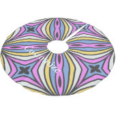 Kleurrijke Bloemblaadjes Thunder_Cove Kerstboom Rok (Gekanteld)