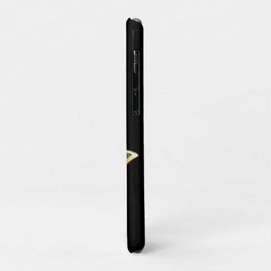 Kleurrijke bloemblaadjes turquoise derde oog hamsa Case-Mate iPhone case (Achterkant/links)