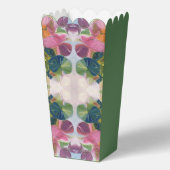 Kleurrijke bloemblaadjes Waterverf Patroon Schilde Bedankdoosjes (Achterkant)