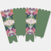 Kleurrijke bloemblaadjes Waterverf Patroon Schilde Bedankdoosjes (Ongevouwen)