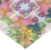 Kleurrijke bloemblaadjes Waterverf Patroon Schilde Tafelkleed (Gekanteld)