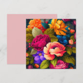 Kleurrijke bloemen (Voorkant / Achterkant)