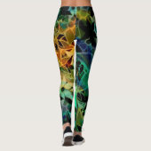 Kleurrijke Bloemen #2 Leggings (Achterkant)