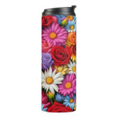 Kleurrijke bloemen #79 - thermosbeker (Gedraaid links)