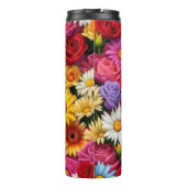 Kleurrijke bloemen #79 - thermosbeker (Achterkant)