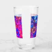 Kleurrijke Bloemen Abstract #76 Glas (Links)