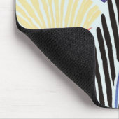 Kleurrijke Bloemen Abstracte Kunst van E.A. Séguy Muismat (Hoek)