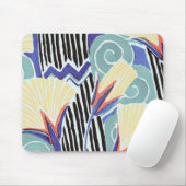 Kleurrijke Bloemen Abstracte Kunst van E.A. Séguy Muismat (Met muis)