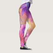 Kleurrijke bloemen Abstracte Leggings (Rechts)