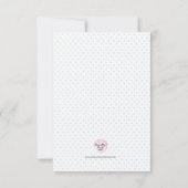 Kleurrijke bloemen Baby shower Advies Kaarten (Achterkant)