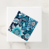 Kleurrijke Bloemen Batik Art Gift Labels (In situ)