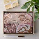 Kleurrijke Bloemen Batik Art Tissue Papier (Geschenk)