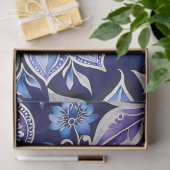 Kleurrijke Bloemen Batik Art Tissue Papier (Geschenk)