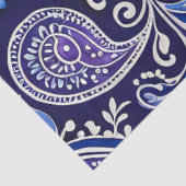 Kleurrijke Bloemen Batik Art Tissue Papier (Detail)