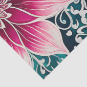 Kleurrijke Bloemen Batik Art Tissue Papier (Detail)