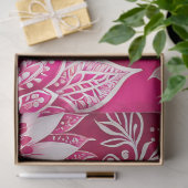 Kleurrijke Bloemen Batik Art Tissue Papier (Geschenk)