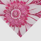 Kleurrijke Bloemen Batik Art Tissue Papier (Detail)