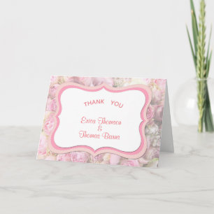 kleurrijke bloemen bedankkaart