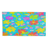 Kleurrijke Bloemen Beddengoed Set Kussensloop (Achterkant-Rechts)