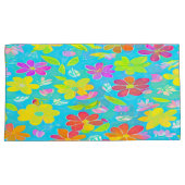 Kleurrijke Bloemen Beddengoed Set Kussensloop (Voorkant-Rechts)