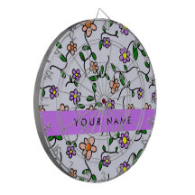 Kleurrijke bloemen, blauwe achtergrond, Paarse