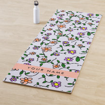 Kleurrijke bloemen, blauwe achtergrond, Sinaasappe