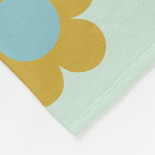 Kleurrijke Bloemen Bloemen Fleece Deken (Hoek)